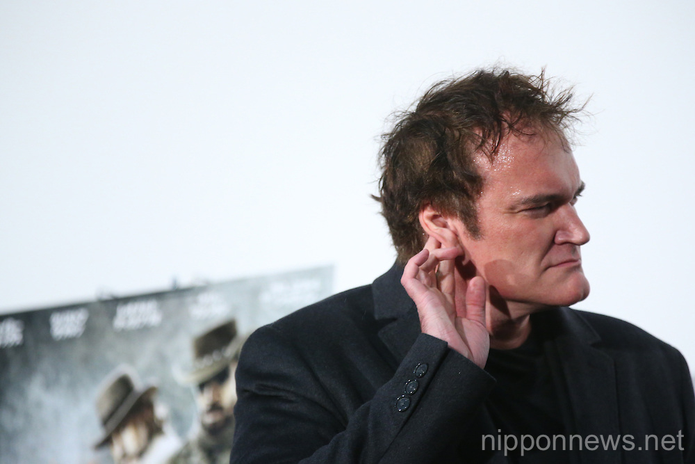 Quentin Tarantino in Japan to promote Django Unchained