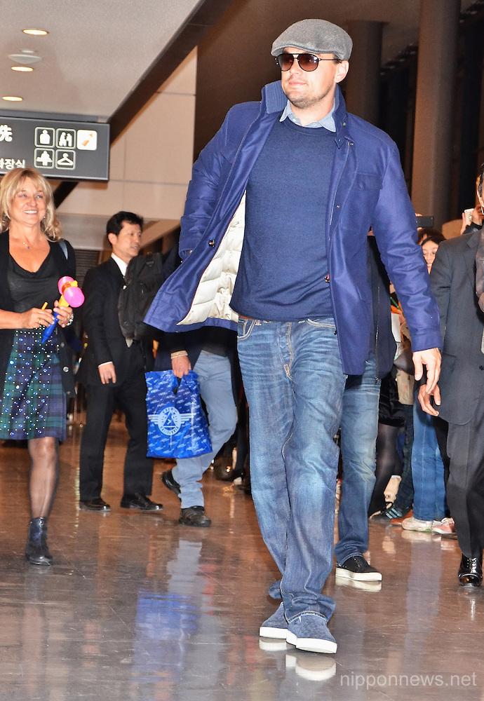 Leonardo DiCaprio Arrives in Japan