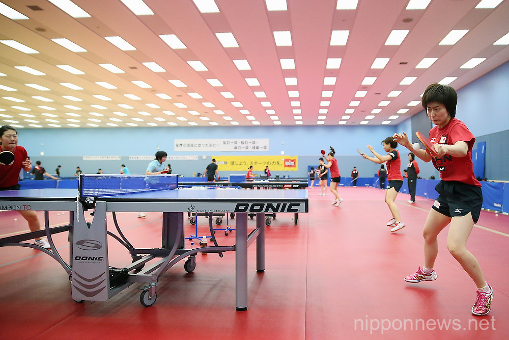Japan National Team Training Session for World Table Tennis Championships 2013Japan National Team Training Session for World Table Tennis Championships 2013Japan National Team Training Session for World Table Tennis Championships 2013Japan National Team Training Session for World Table Tennis Championships 2013Japan National Team Training Session for World Table Tennis Championships 2013