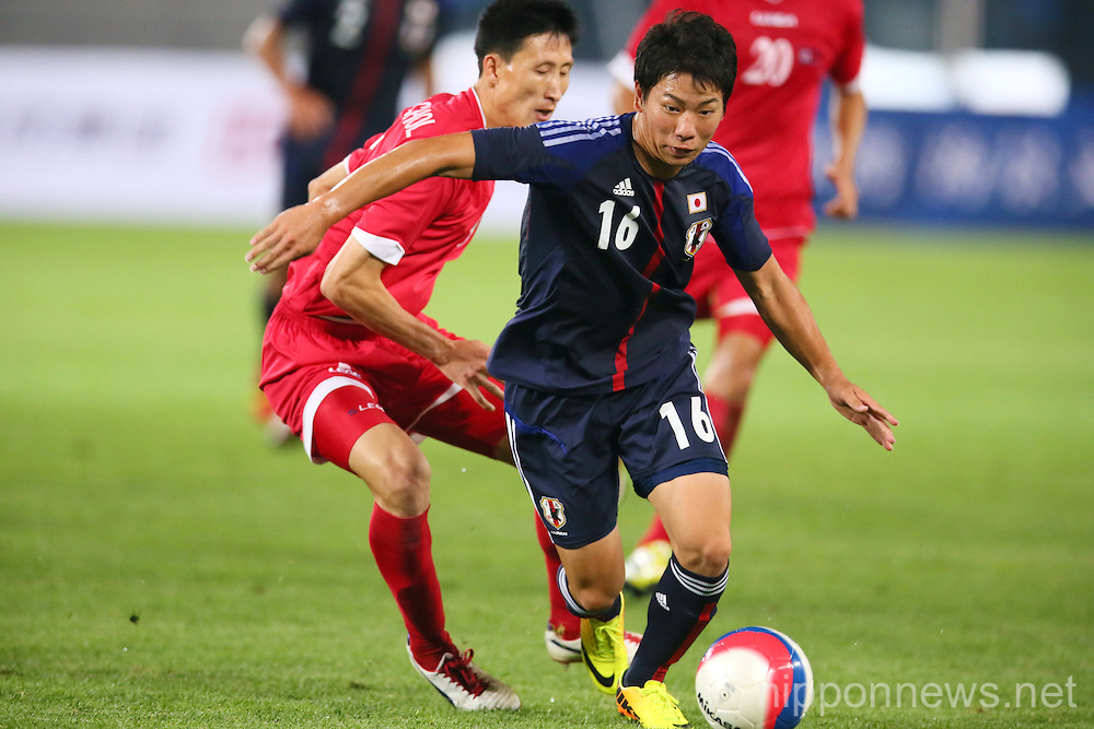 Football/Soccer: Tianjin 2013 the 6th East Asian Games - Japan 1-2 North Korea