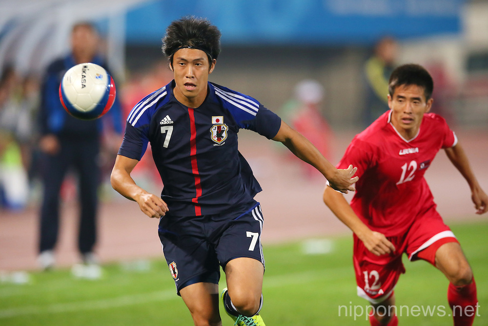 Football/Soccer: Tianjin 2013 the 6th East Asian Games - Japan 1-2 North Korea
