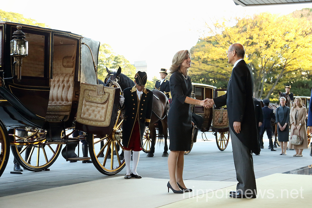 Caroline Kennedy at the Imperial Palace in Tokyo