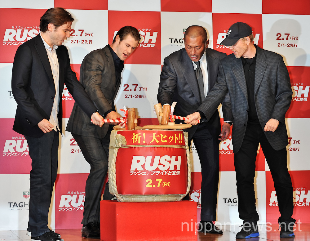 Rush movie press conference in Tokyo
