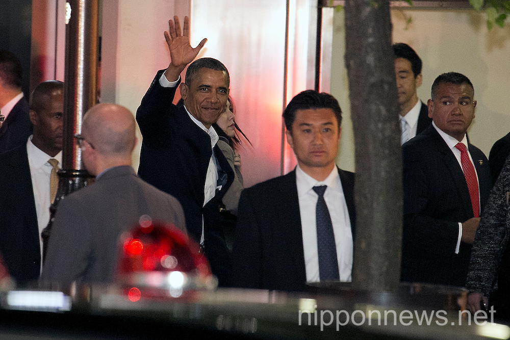 US President Barack Obama in Japan