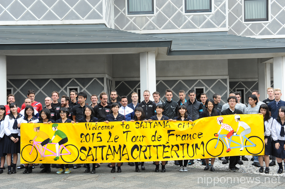 Saitama Criterium 2015 riders experience traditional Japanese culture