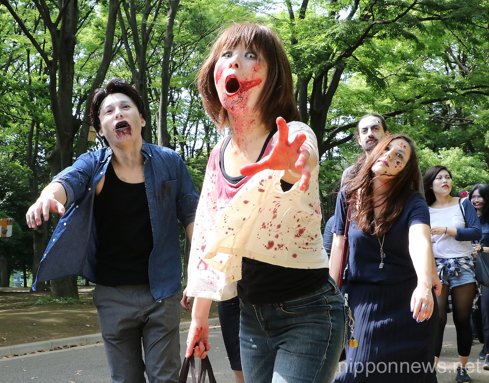 Zombie Walk takes place in Tokyo's Yoyogi Park