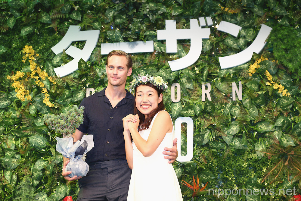 Alexander Skarsgard in Tokyo to promote Tarzan