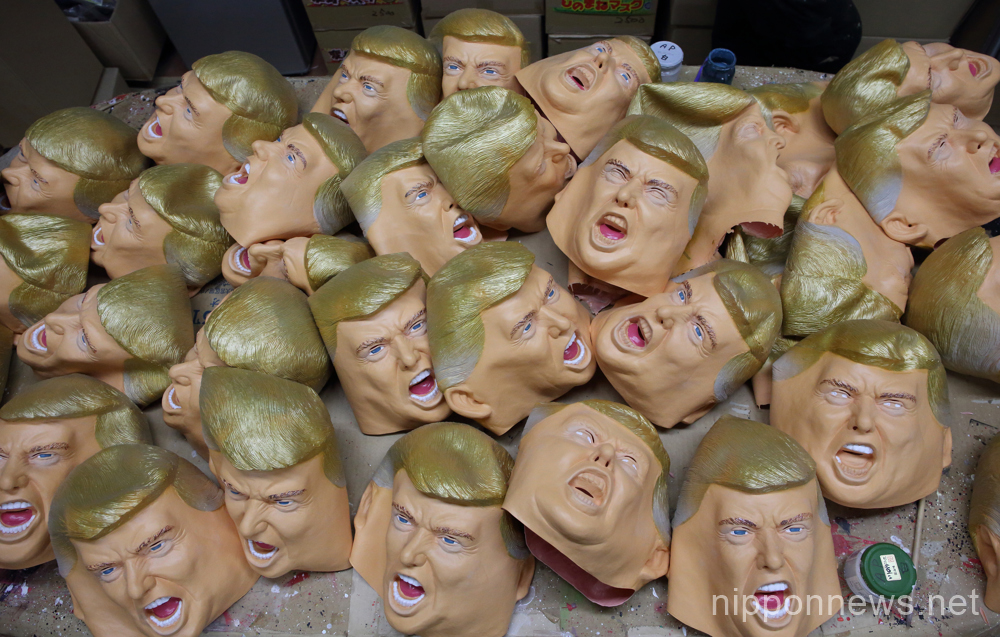 Japanese Trump mask maker sees boom in business
