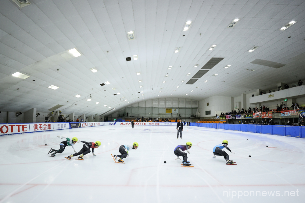 General view, OCTOBER 8, 2022 - Short Track Skating : The 33rd All Japan Single Distances Short Track Speed Skating Championships Men's 500m Qualifying round at Teisan ice skating training center, Nagano, Japan. (Photo by AFLO SPORT)