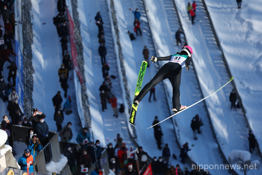 Yuka Seto (JPN), JANUARY 8, 2023 - Ski Jumping : FIS Ski Jumping World Cup Women's Large Hill Individual Final round at Okurayama Jump Stadium in Sapporo, Hokkaido, Japan. (Photo by Yohei Osada/AFLO SPORT)