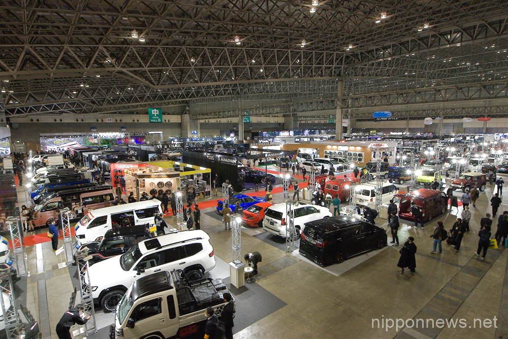 Tokyo Auto Salon 2023 opens at Mahuhari Messe on January 13, 2023 in Chiba, Japan. The event will be held from January 13th - 15th. (Photo by Michael Steinebach/AFLO)