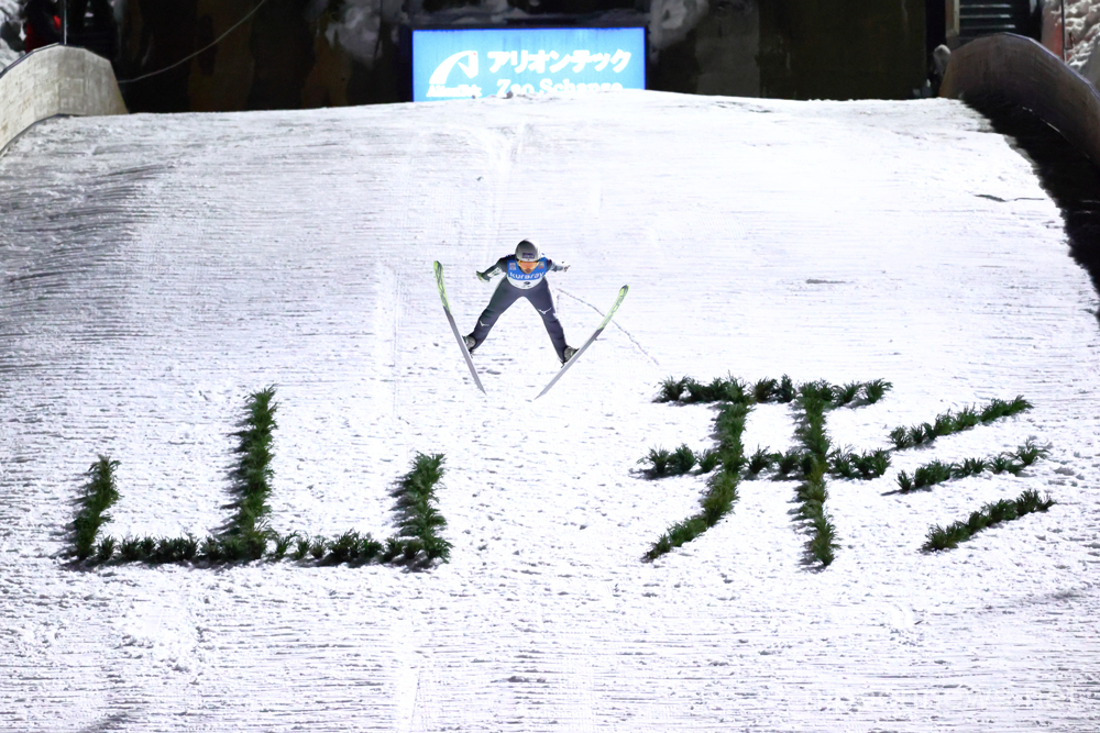 Kurumi Ichinohe (JPN), JANUARY 13, 2023 - Ski Jumping : FIS Ski Jumping World Cup Women's Normal Hill Individual Final round at AlionTek Zao Schanze, Yamagata, Japan. (Photo by Naoki Nishimura/AFLO SPORT)