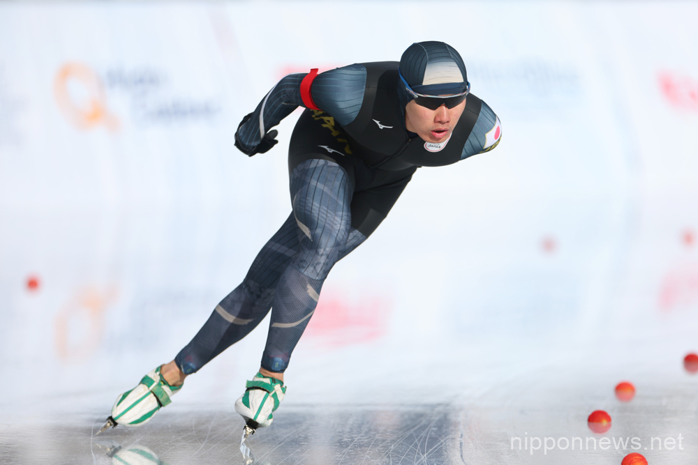 Motonaga Arito (JPN), JANUARY 16, 2023 - Speed Skating : Men's 5000m at Olympic Speed Skating Oval during Lake Placid 2023 FISU World University Games Winter in Lake Placid, NY, USA. (Photo by YUTAKA/AFLO SPORT)