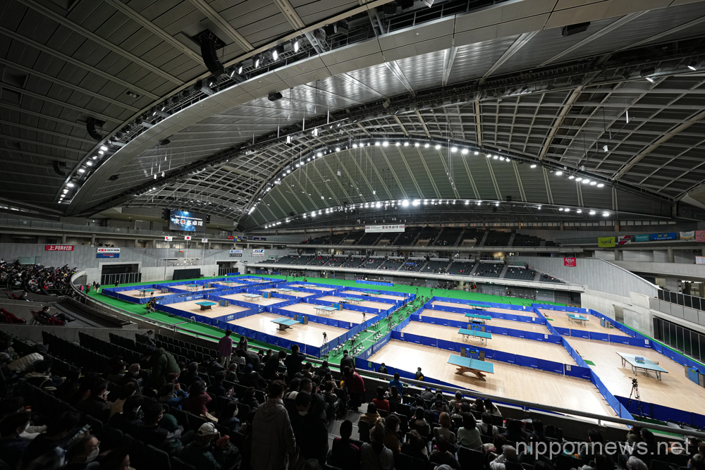 General view, JANUARY 27, 2023 - Table Tennis : All Japan Table Tennis Championships 2023 at Tokyo Metropolitan Gymnasium in Tokyo, Japan. (Photo by AFLO SPORT)