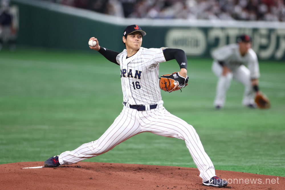 Shohei Ohtani (JPN), MARCH 9, 2023 - Baseball : 2023 World Baseball Classic First Round Pool B Game between China - Japan at Tokyo Dome in Tokyo, Japan. (Photo by CTK Photo/AFLO)