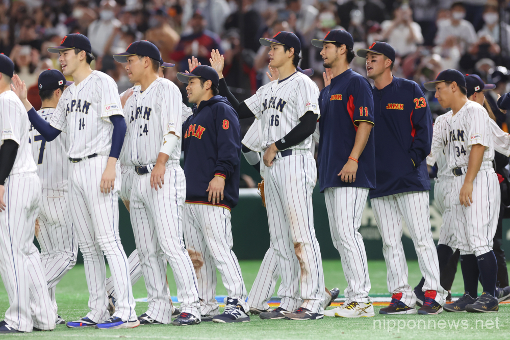 Japan team group (JPN), MARCH 11, 2023 - Baseball : 2023 World Baseball Classic First Round Pool B Game between Czech Republic - Japan at Tokyo Dome in Tokyo, Japan. (Photo by CTK Photo/AFLO)