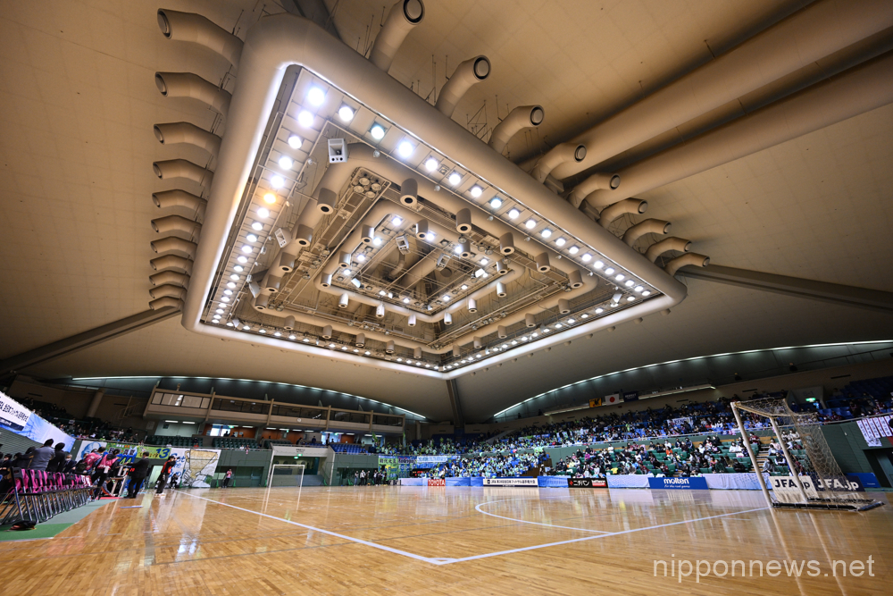 General view, MARCH 19, 2023 - Futsal : 28th All Japan Futsal Championships Final match between Shonan Bellmare 1-2 Fugador Sumida at Komazawa Olympic Park Gymnasium, Tokyo, Japan. (Photo by MATSUO.K/AFLO SPORT)