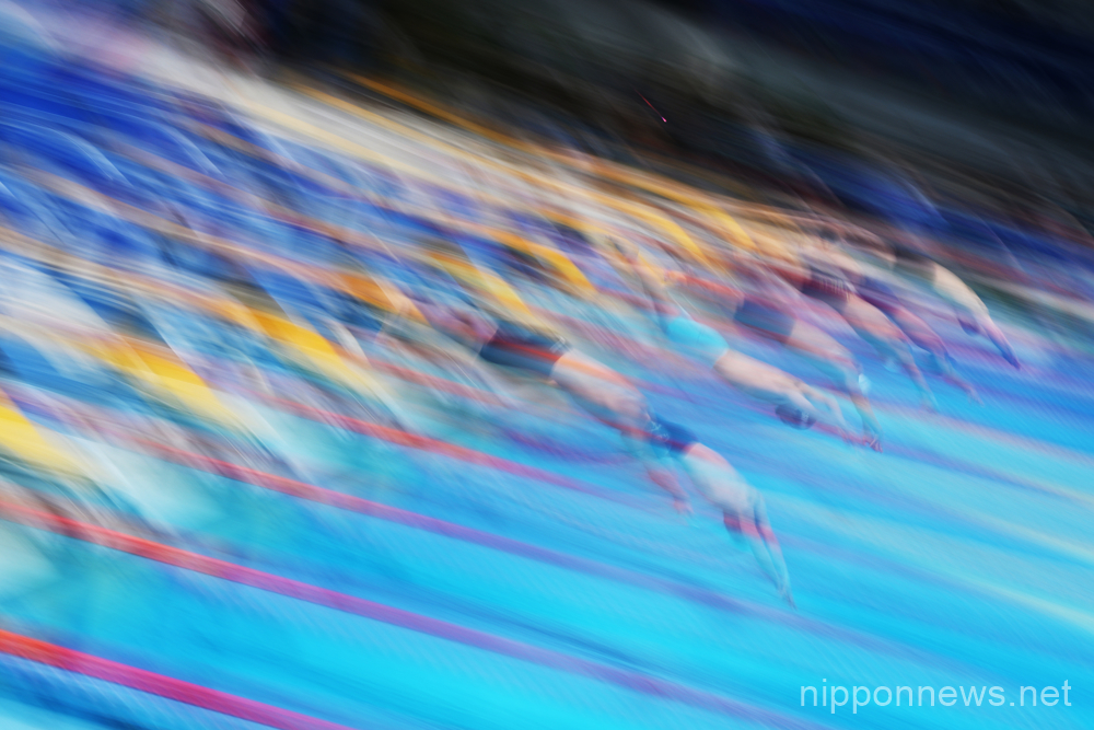 Ambience shot, APRIL 5, 2023 - Swimming : Japan Swimming Championships (JAPAN SWIM 2023) Men's 200m Freestyle Heat at the Tokyo Aquatics Centre in Tokyo, Japan. (Photo by MATSUO.K/AFLO SPORT)