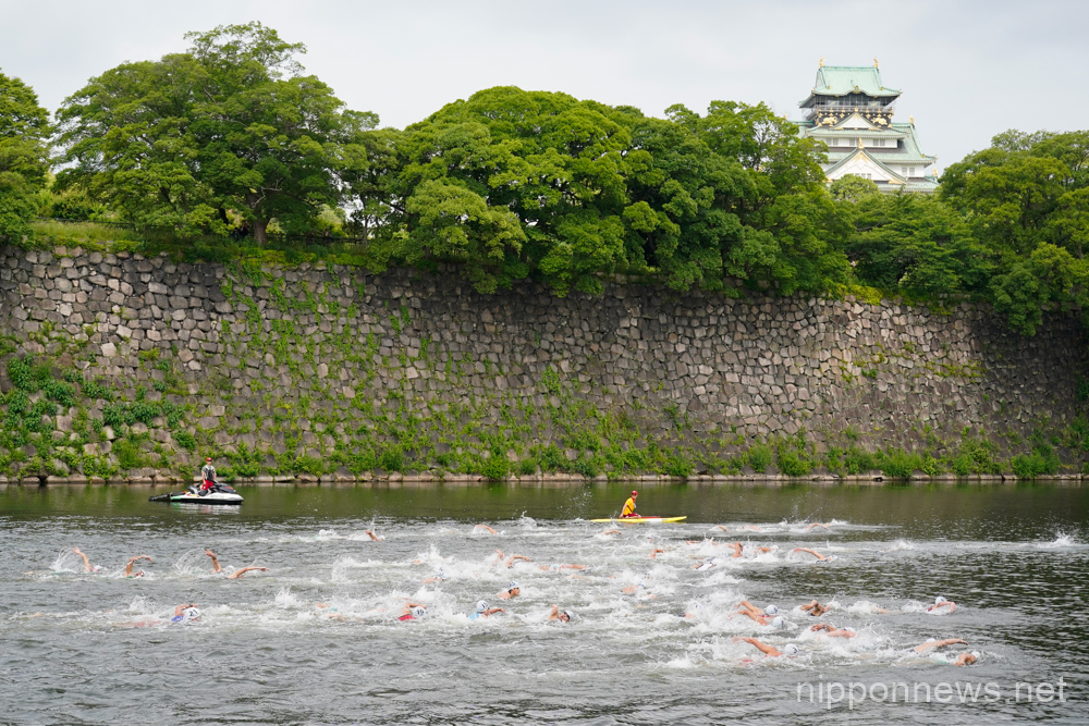 General View, May 28, 2023 - Triathlon : Men's Elite at Osaka Castle Park during Asia Triathlon Cup Osaka Castle Triathlon 2023 in Osaka, Japan. (Photo by SportsPressJP/AFLO)