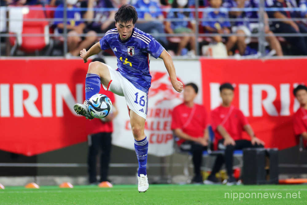 Yuki Soma (JPN), JUNE 15, 2023 - Football / Soccer : KIRIN Challenge Cup 2023 match between Japan 6-0 El Salvador at Toyota Stadium in Toyota, Aichi, Japan. (Photo by Naoki Nishimura/AFLO SPORT)