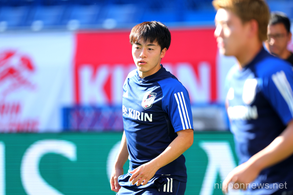 Yuki Soma (JPN), JUNE 19, 2023 - Football / Soccer : Japan's training session ahead of the KIRIN Challenge Cup 2023 match against Peru at Panasonic Stadium Suita, Osaka, Japan. (Photo by Naoki Nishimura/AFLO SPORT)